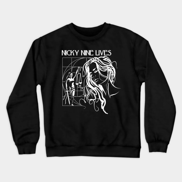 Nicky Nine Lives Golden Rule Crewneck Sweatshirt by nickbuccelli